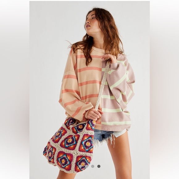 Free People Uptown Pullover XS Color Pastel Dreams Combo sold out - Picture 10 of 10